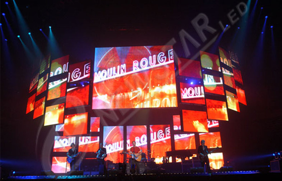 High Resolution Stage SMD 3 in 1 Full Color Indoor LED Video Display Screen P5.21mm
