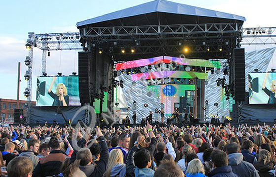 17222 dots/㎡ Rental Stage LED Screens P7.62mm , IP31 Indoor Full Color Led Display