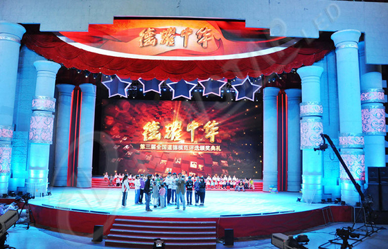 Flexible Big Screen Indoor SMD LED Display Panel , Stage Background Led Screen