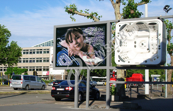 P16mm Full Color Outdoor Advertising LED Display Led Video Wall Screen 1R1G1B