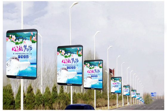Đèn đường Road Ba Lan Màn hình Led 5mm, Màn hình video Led Wifi 3g 4g không dây